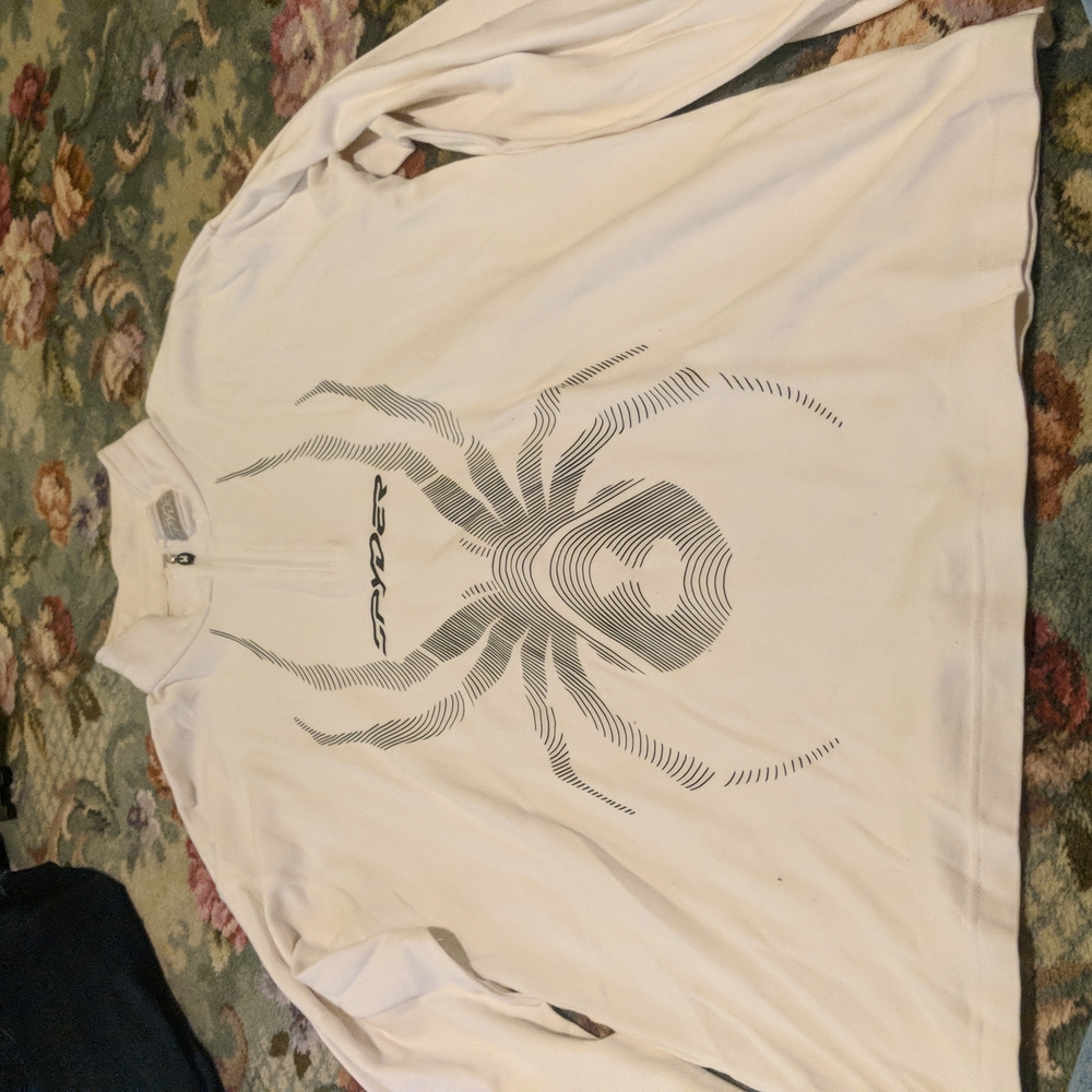 Spyder white sweatshirt XL